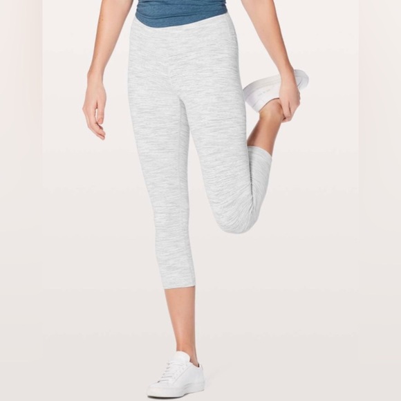 Lululemon Wunder Under Crop Hi Rise 21” leggings Wee are from space luon - Picture 2 of 9